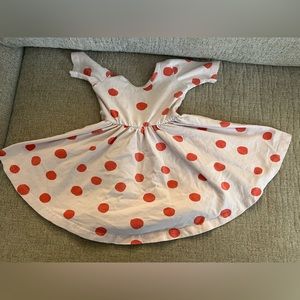 2/$20 Alice + Ames The Short Sleeve Ballet Dress in Blush Dot